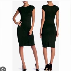 Boutique Black Bodycon Dress Shortsleeve M